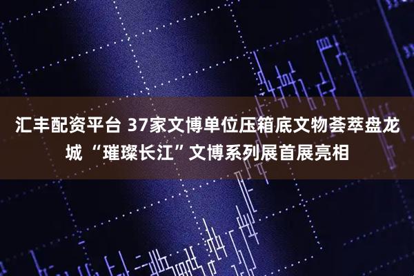 汇丰配资平台 37家文博单位压箱底文物荟萃盘龙城 “璀璨长江”文博系列展首展亮相