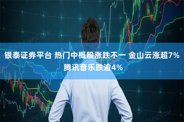 银泰证券平台 热门中概股涨跌不一 金山云涨超7% 腾讯音乐跌逾4%