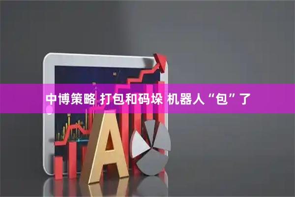 中博策略 打包和码垛 机器人“包”了